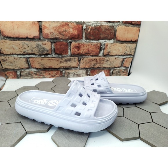 Vans Shoes - Vans Slide-On VR3Cush Surf Essentials Light Blue Women's Size 7 NEW 2023 Super